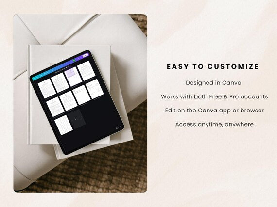 Nail Service Client Forms editable Canva template - preview 3