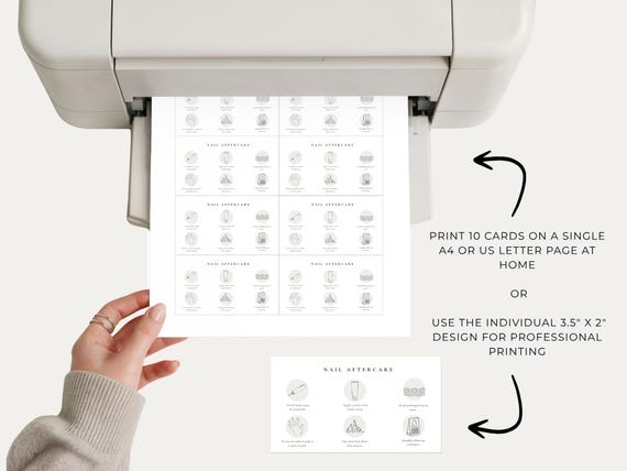 Nail Service Client Forms editable Canva template - preview 4