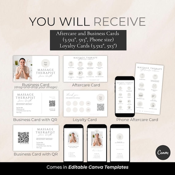 Massage Therapy Client Forms editable Canva templates - preview 7