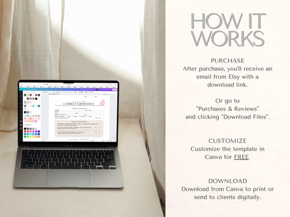 PMU Aftercare Cards editable Canva templates - preview 4