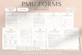 PMU Client Forms editable Canva templates