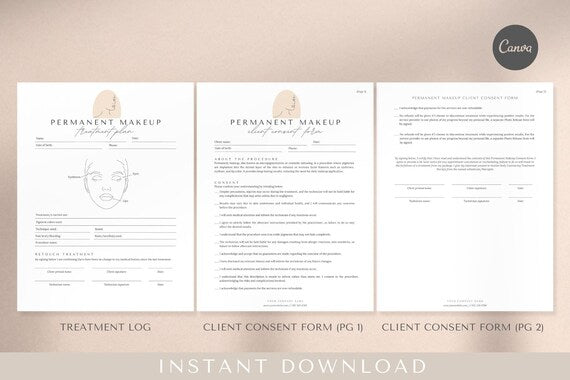 PMU Client Forms editable Canva templates - preview 4
