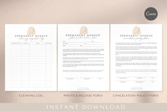 PMU Client Forms editable Canva templates - preview 5