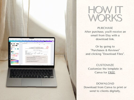 PMU Client Forms editable Canva templates - preview 9