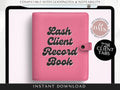 Digital Lash Client Record Book
