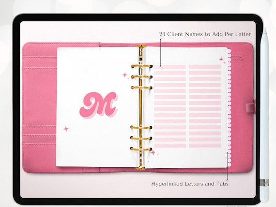 Digital Lash Client Record Book - preview 3