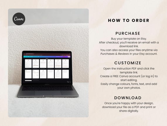 Spray Tan Client Forms editable Canva template - preview 3